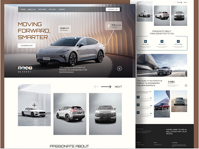 Modern Car Website Landing Page autodealerwebsite automotivedesign car rent car rental website car ui app car ui dashboard car web design car website car website ui carlandingpage carui carwebsite electricvehicle