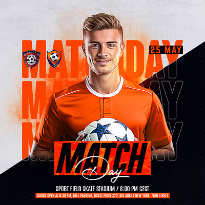 Banners, PSD Templates, Posters & Ad Content for Facebook, Insta banner creative sports layout editable matchday design facebook ad football design football poster game day poster instagram post instagram post design matchday poster pinterest poster poster poster design psd flyer soccer graphics social media banner social media post design sports sports event design sports template