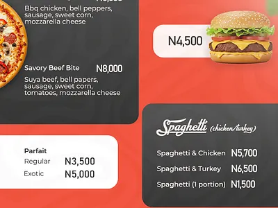 Price Menu branding graphic design