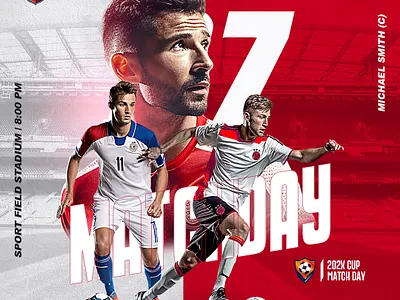 Banners, PSD Templates, Posters & Ad Content for Facebook, Insta banner creative sports layout editable matchday design facebook ad football design football poster instagram post instagram post design matchday poster pinterest poster poster poster design psd flyer soccer graphics social media banner social media post design sports sports event design sports template
