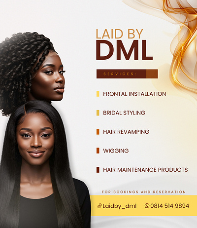 Laid By DML Flyer Design animation branding graphic design motion graphics