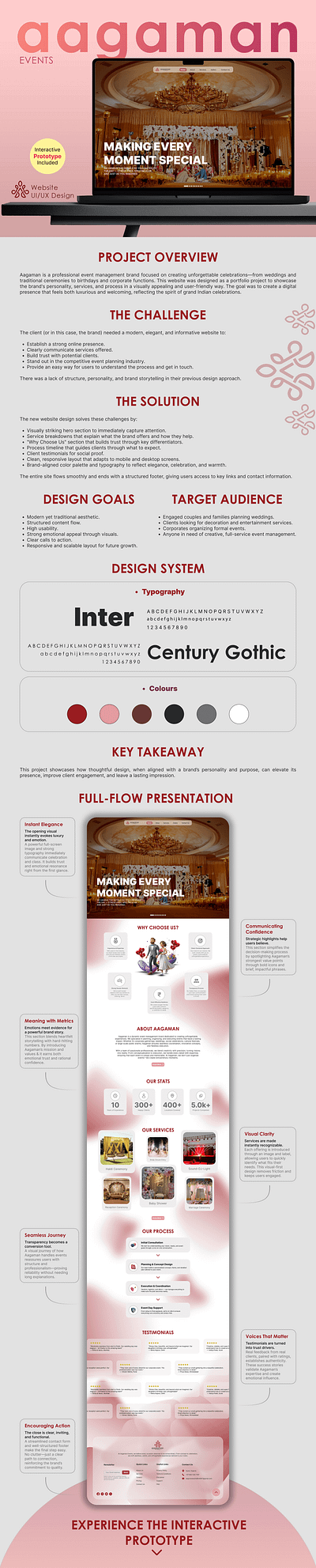 Event Management Website UI/UX Design apple event management glass morphism hero section landing page luxury design minimal modern premium prototype services ui uiux user experience user interface ux website
