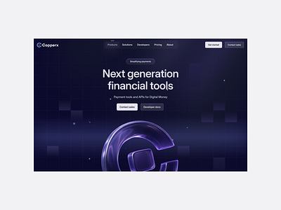 Hero section (web3) 3d blockchain crypto dark design hero section landing neon solana ui design web design web3