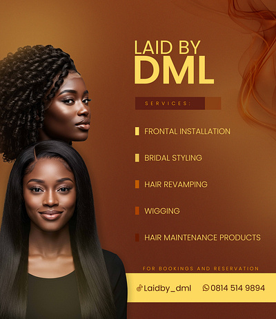 Laid by DML Flyer Design (a) animation branding graphic design logo motion graphics