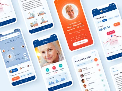 Healthcare Mobile App design: iOS Android ux ui designer android android app design android app designer app app design app interface app interface designer app ui design app ui designer application application design apps ui design ios iphone mobile mobile app mobile app design mobile applications design mobile ui mobile ui designer