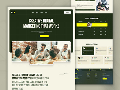 🚀 Digital Marketing Website UI – Clean. Bold. Impactful. digital elementor marketing ui website wordpress