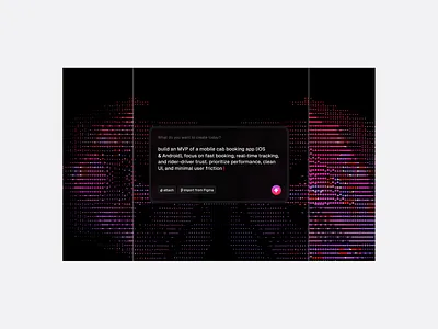 ASCII Vibe Code modal ai ascii coding product design ui design vibe coding web design web3