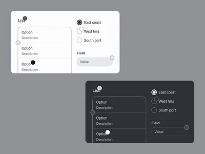 Color rule 3 colors components dark mode design system foundation grayscale light mode monochrome simple