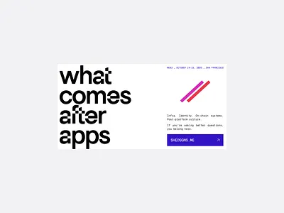 Event Card (UI) card crypto event graphic design modal ticket typography web3