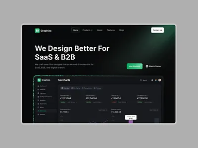 Digital Agency Hero Section agency ai agency design hero section landing page minimal design ui ui design ux website website hero section