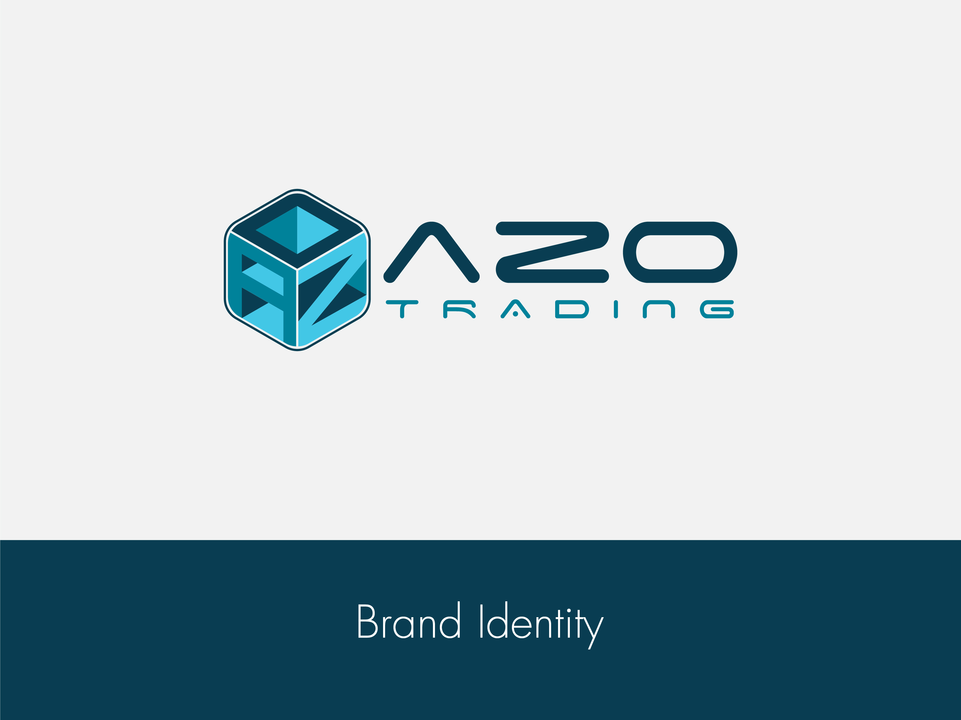 AZO Trading – Logo & Identity System azo behance brand book brand guideline branding color palette corporate identity design graphic design guideline logo logo design mdmeeranqa trading
