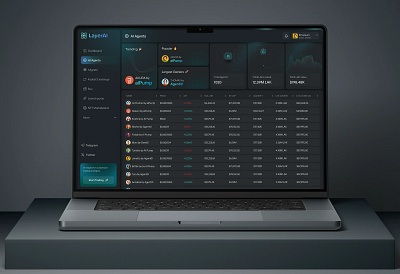AI agent dashboard ai agent ai agent dashboard ai crypto platform crypto ai dashboard crypto dashboard cryptocurrency trading bot web design