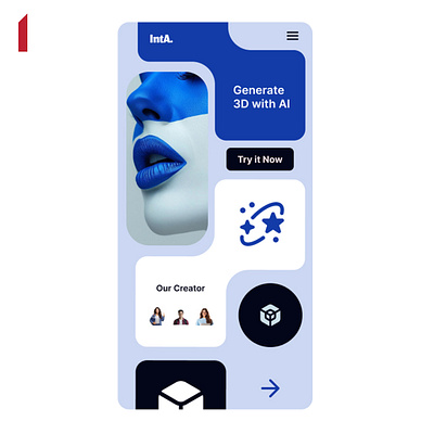 AI Mobile Application ai app illustaration ui ux