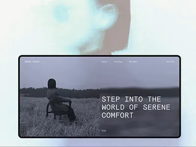 Website Concept | Furniture Store furniture landing page minimalism online store web design