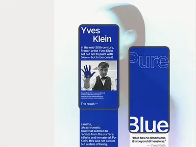 Pure Blue | Longread longread tilda typography web design website