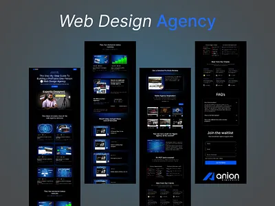 Web Design Agency agency design figma graphic design illustration logo typography ui ux design ux web desgin