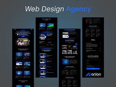 Web Design Agency agency design figma graphic design illustration logo typography ui ux design ux web desgin