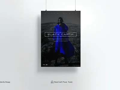 Movie Poster - Black Earth design graphic design moive poster see user