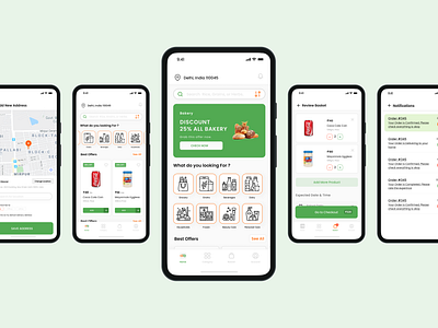 Quayo Basket Grocery App appdesign concept design trend groceryapp grocerybasket mob application mobileapp ui uidesign uxdesign wireframe