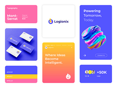Tech Startup Logo Logionix , Saas Logo , Brand Identity dashboard data e commerce e commerce template landing landing page trending design web design webdesign website