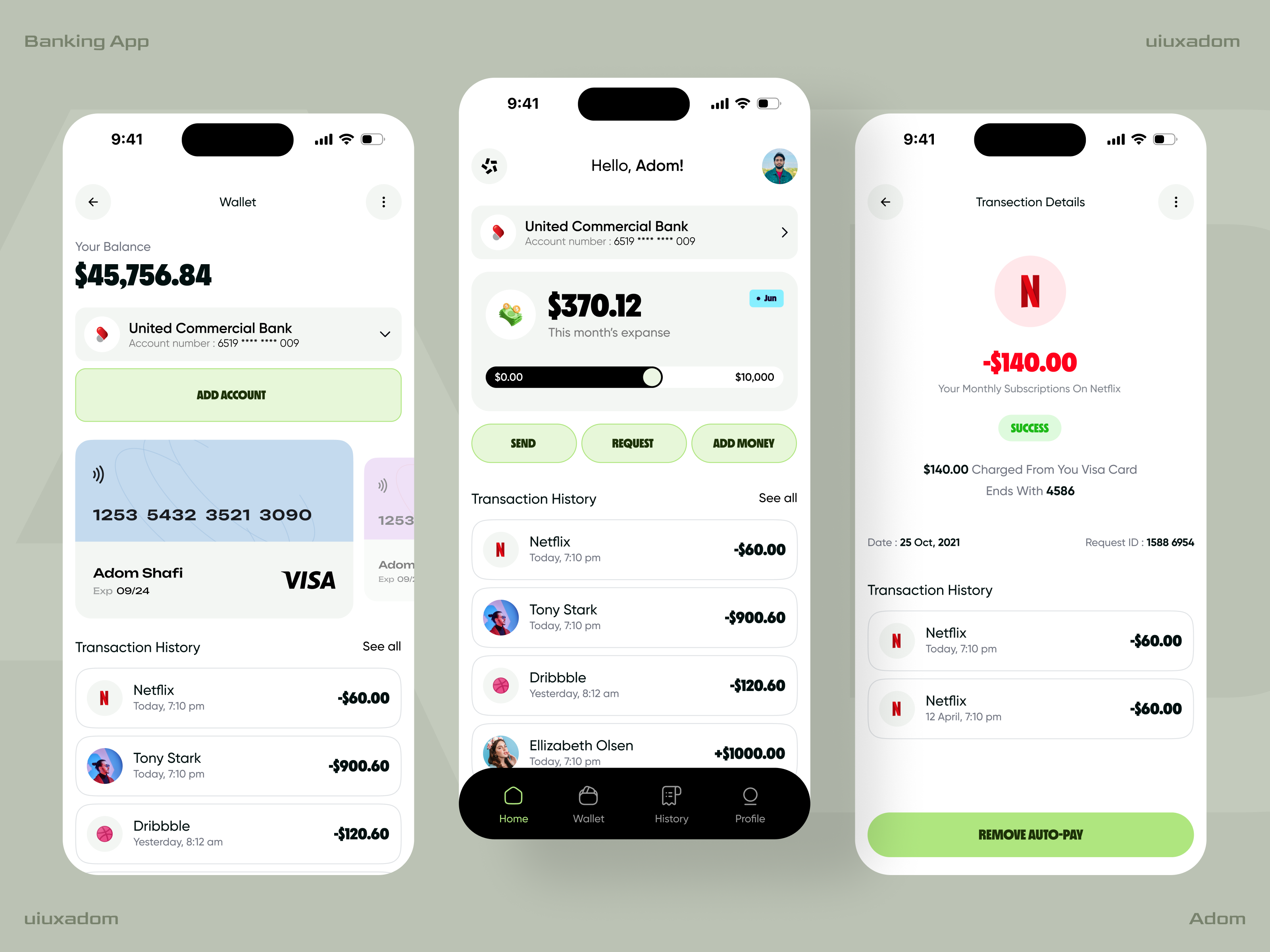 Example of Mobile App Design