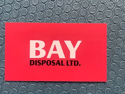 BAY Disposal Ltd card redesign