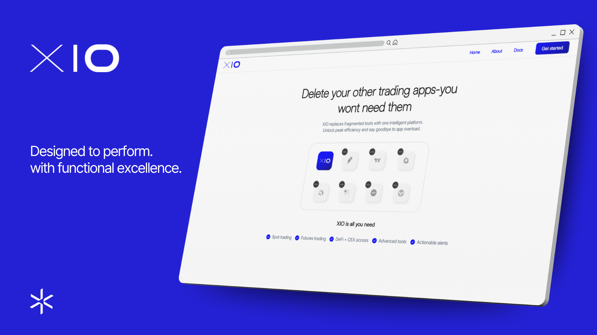 XIO.AI - AI powered trading platform animation branding design figma framer graphic design illustration logo mockup motion graphics ui ux vector webflow website website design