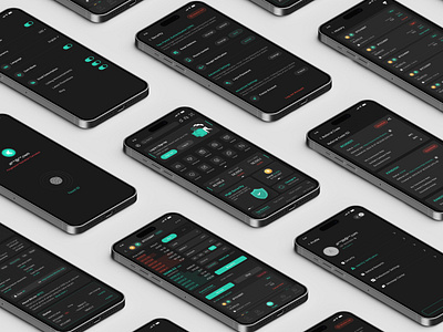 Inetx Exchange - Application - IOS - Dark Mode app application dark exchange flow user
