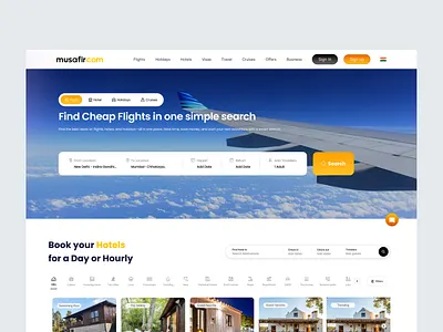 Musafir.com Redesign — Travel Made Seamless dashboards graphic design landingpage traveldesign ui uidesign webapp webapplication webdesign website