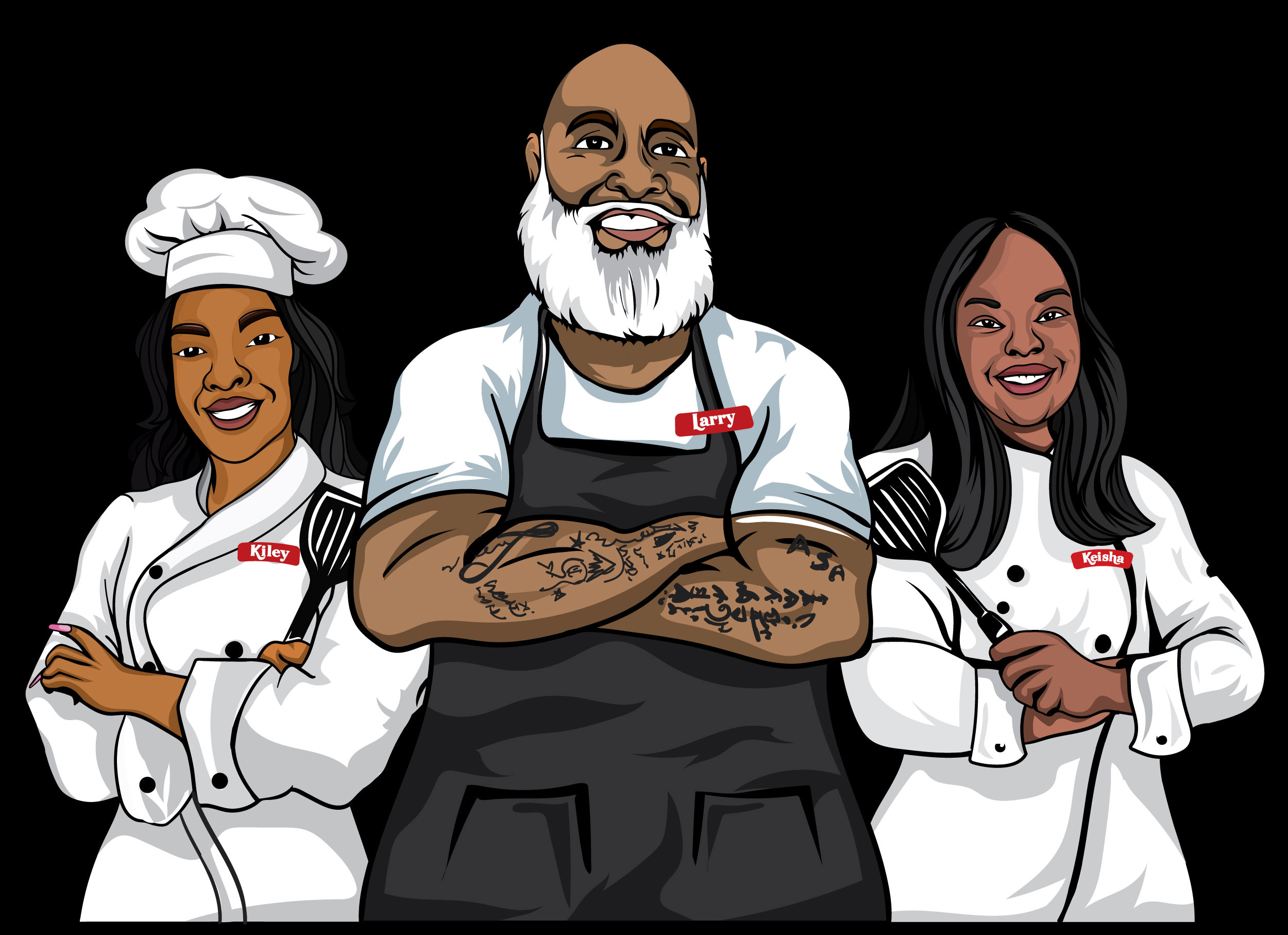 Fast food restaurant chef character design digital vector art 2d illustration branding character design creative design design digital portrait food graphic design human figure illustration mascot restaurant sketch