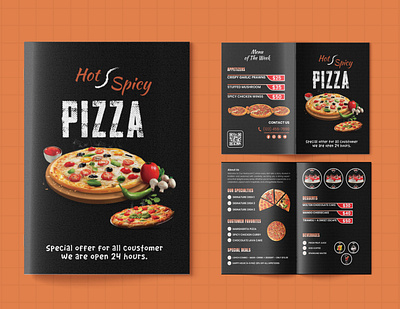 Fresh Look for Fresh Food — Restaurant Brochure food flyer design