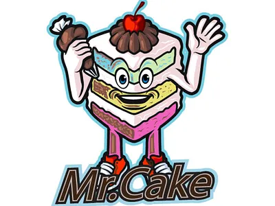 Cake Logo adobe illustrator branding cake design digital art graphic design illustration logo logodesign vector vector logo