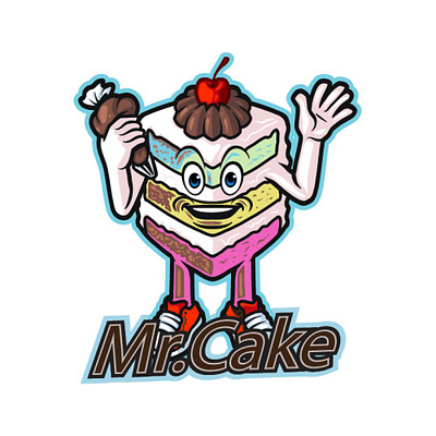 Cake Logo adobe illustrator branding cake design digital art graphic design illustration logo logodesign vector vector logo