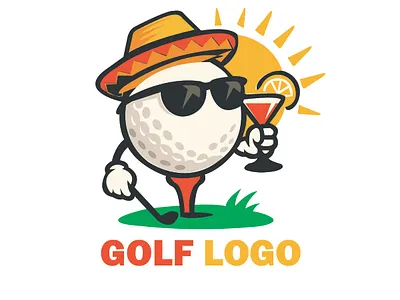 Golf Logo adobe illustrator branding club logo design golf golf branding golf logo golf tournament graphic design illustration logo logo design mascot logo minimal logo modern log sports logo vector vector logo
