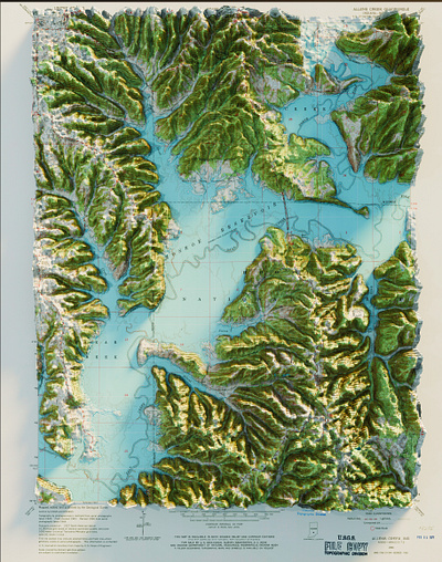 Allen Creek Blender 4k allencreek blender cartography data visualization illustration maps mountains render ui us