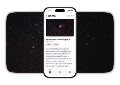 App with News | UI/UX Design Project app app design design figma mobile app ui