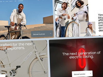 Veloretti E-Bike Landing Page clean clean ui creative designs home page landing page landing page design modern modern ui ui user experience user friendly user interface uxui website website landing page