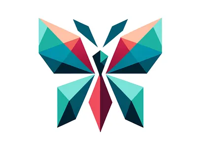 Artistic Logo Inspirations by Aravind Reddy Tarugu #25: Butterfl aravind art branding butterfly clean design digital geometric gradient graphic design icon logo modern nature reddy tarugu ui ux vector website