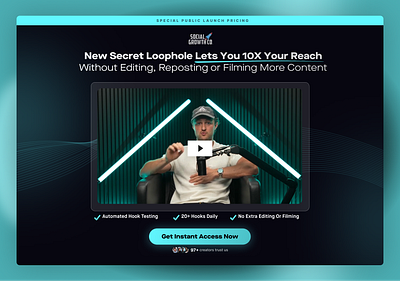 VSL Funnel Design (GoHighLevel Custom Code) call funnel call funnel design conversion rate optimisation conversionpages conversionpages.io cro gohighlevel custom design gohighlevel funnel design high ticket funnel design sales call funnel vsl vsl funnel vsl scripting