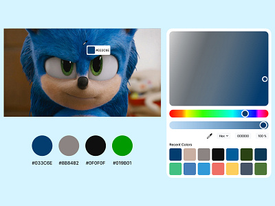 Color Picker #DailyUI 060 design ui ui design uiux uiux design user interface