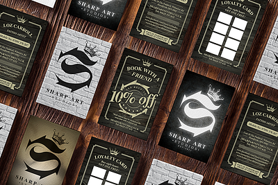 SHARP ART STUDIOS branding