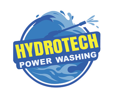 Hydrotech Washing Logo adobe illustarator branding design graphic design hydrotech logo logo logo design minimal logo modern logo vector vector logo