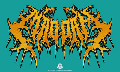 I will death metal logo, metalcore,deathcore, for band, brands, 3d animation branding graphic design logo motion graphics ui