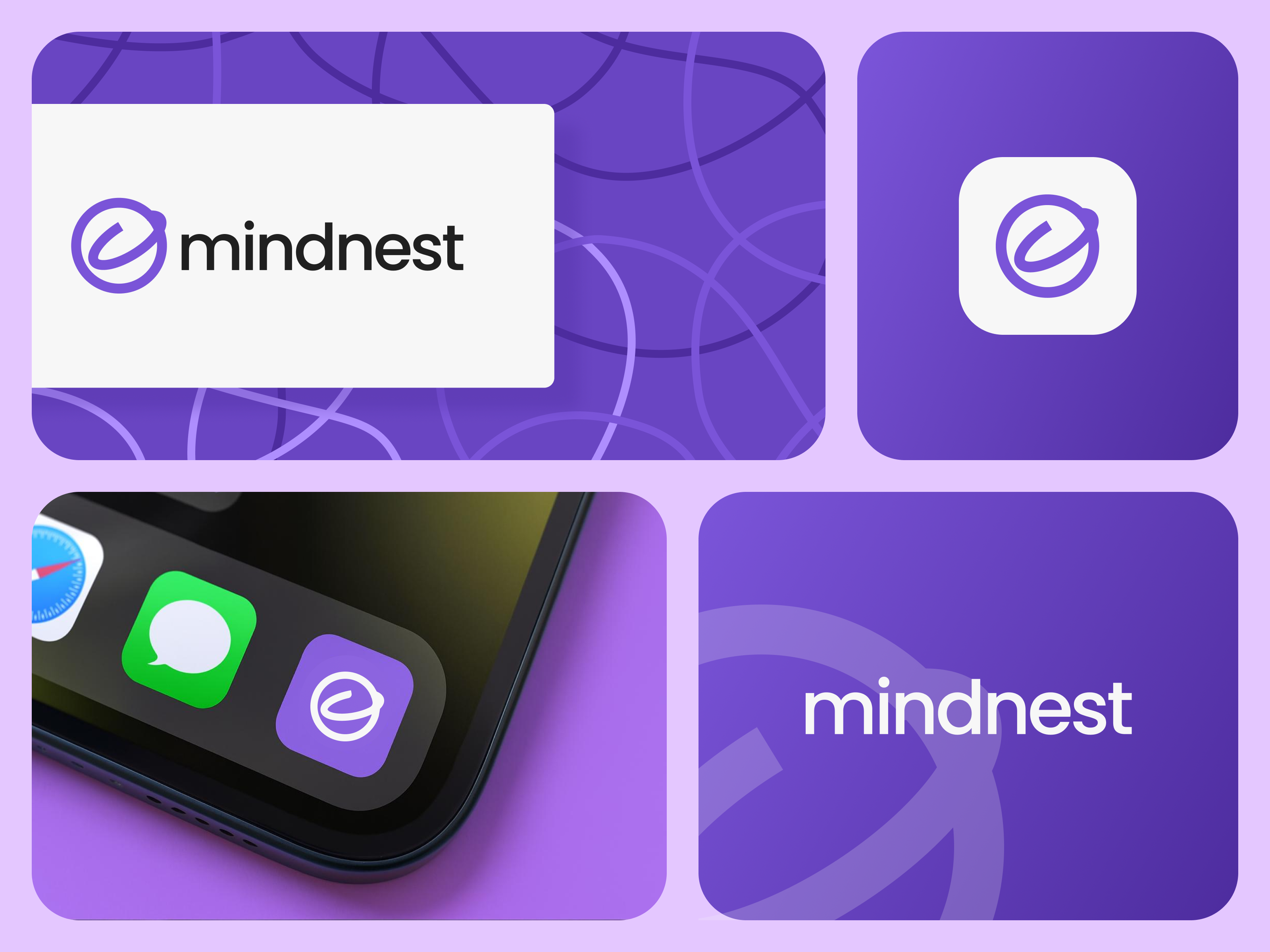 Mindnest Branding by Kachaam Design Agency app brand identity branding design graphic design logo