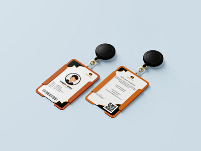 ID Card Design – Corporate Identity Badge minimal card design