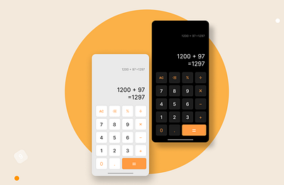 Calculator branding calculator dailyui dark design illustration number research ui ux white xiaomi