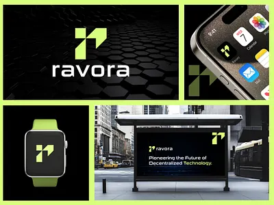 Ravora Logo Design, Tech logo, AI, technology logo agency ai branding branding kit letter r logo r logo software tech tech logo technology logo