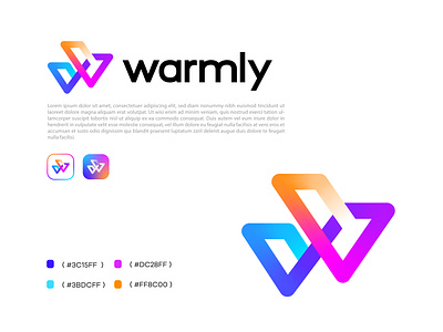 Letter W Software Logo, SaaS Logo Design Concept branding colorful creative design icon letter w logo logo design logos minimalist modern saas software tech technology w letter w logo