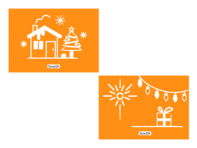 Christmas Cards branding design graphic design housing illustration