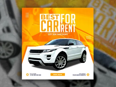 Rent a car banner banner business buy car car car service car shop car template flyer rent rent a car rental social media vehicle